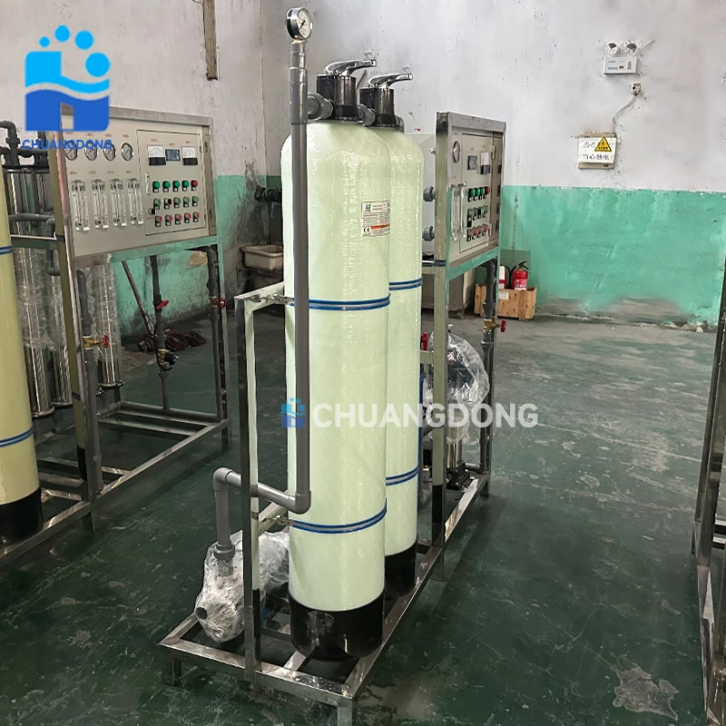 500L/H RO Water Purifier Treatment System With Pump And Membrane For Filtration In Food Processing Water Filter Machinery