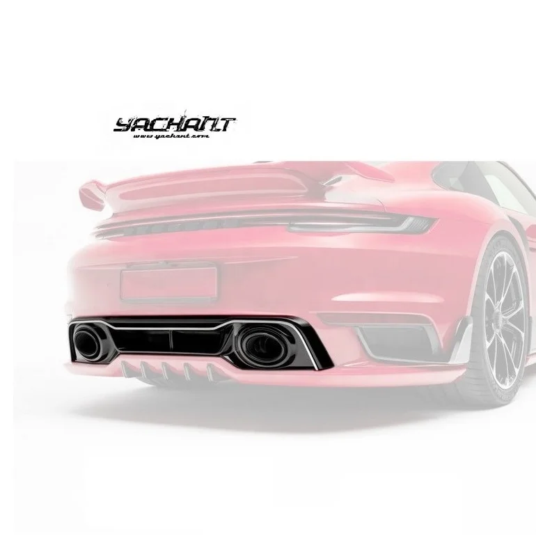 Dry Carbon Fiber 2019 to 2022 for Porsche 911 992.1 Turbo S TA Style Rear Diffuser Body Kit