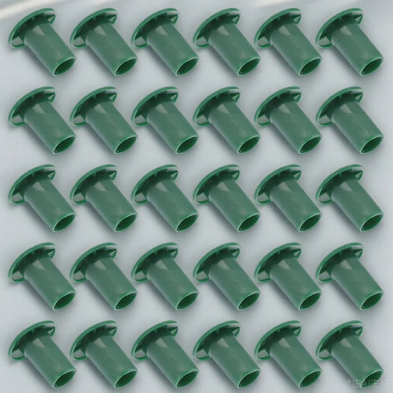 

48Pcs Garden Cane Caps Durable Flexible Cane Topper Protectors Easy to Assemble Bright Green Plant Support Rod Safety Covers