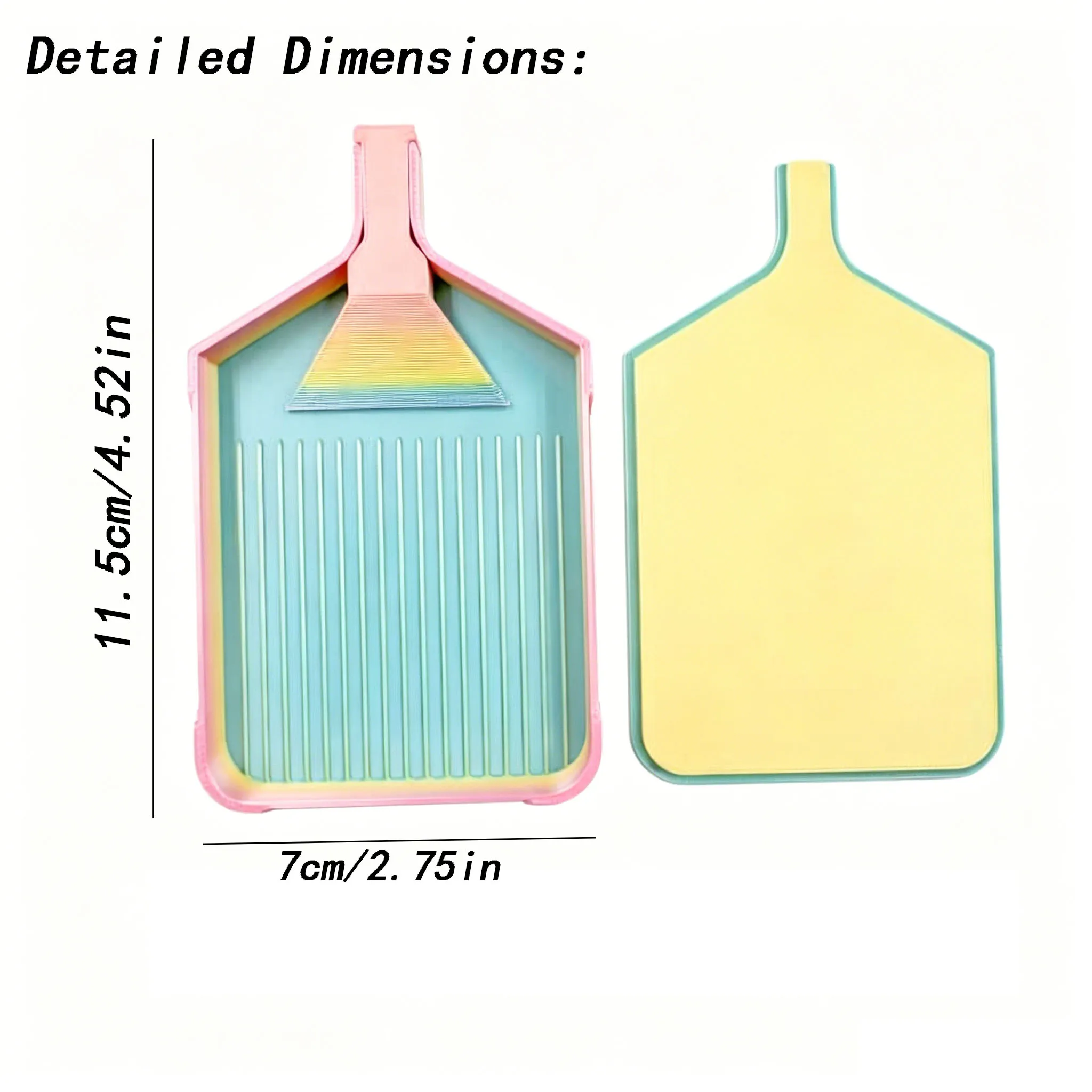 New Large Diamond Painting Tray Storage Box With Y-Shaped Corrector, Suitable For 5d Diamond Painting Accessories And Tools. view 2