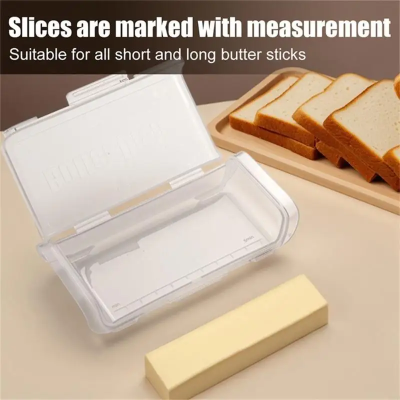 

581D Kitchen Storage Seal Butter Splitting Box Cheese Box for Fridge Countertop
