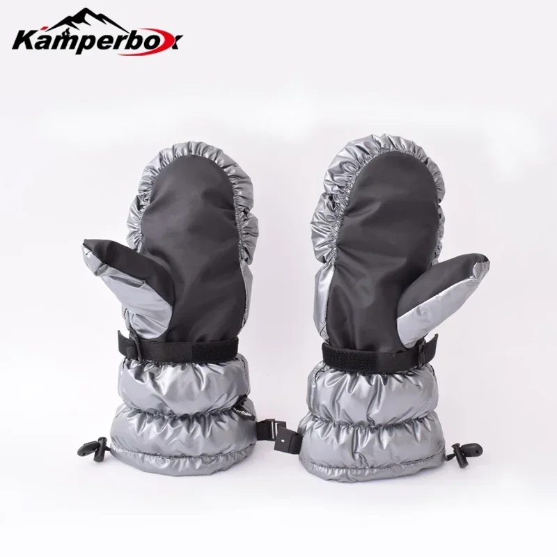 Kamperbox  Gloves Winter Hand warmth Men Gants Homme Winter Warm Gloves Winter Down Snowboard Accessories GV026