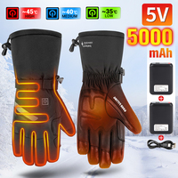 Heated Gloves Winter Warm Touchscreen Ski Gloves for Men Women Electric Heating Gloves Hand Warmer for Outdoor Skiing Cycling