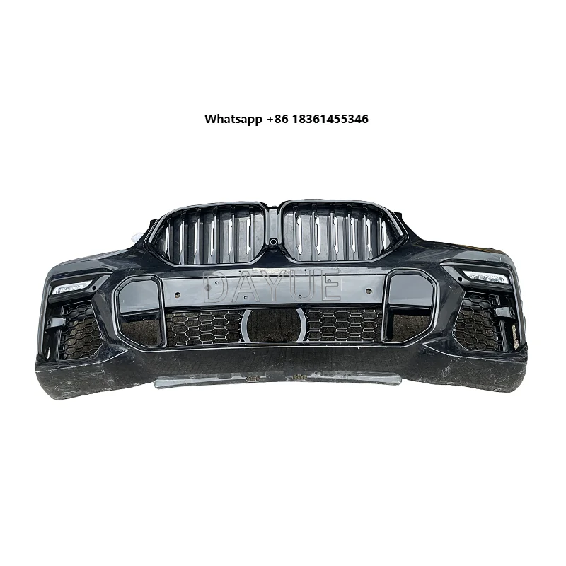 

Для BMW X6 G06: Оригинальная б/у пластиковая решетка переднего бампера в сборе