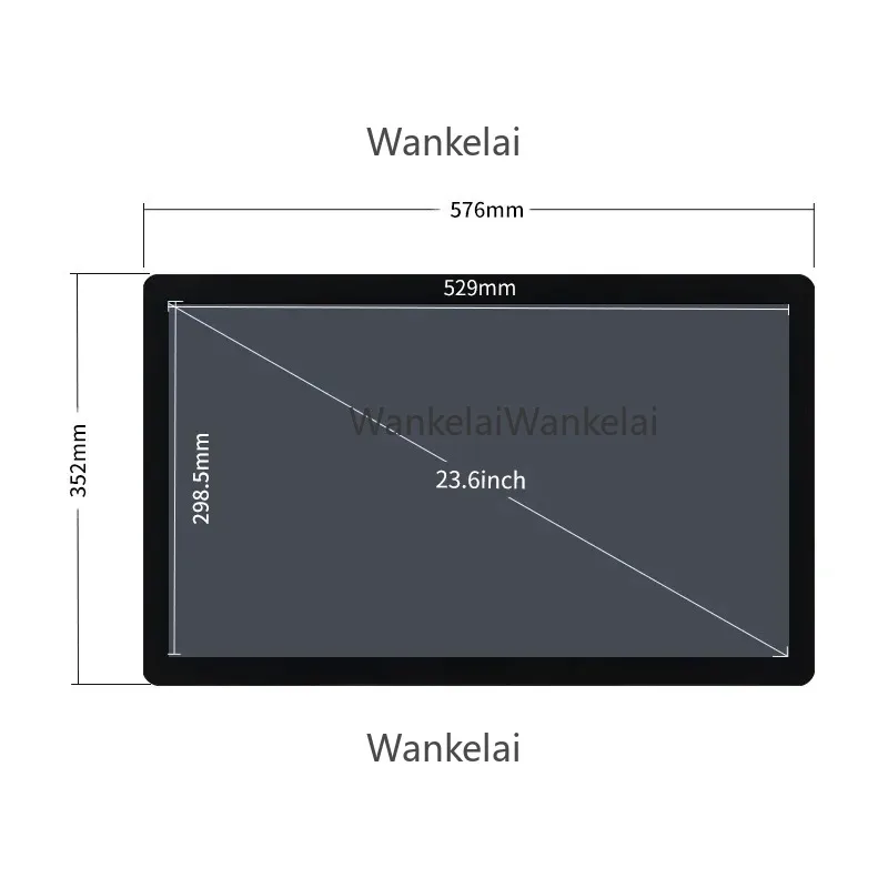 23/23.6/23.8 Inch Industrial Multi-Touch AIO PC I3 Desktop Computer
