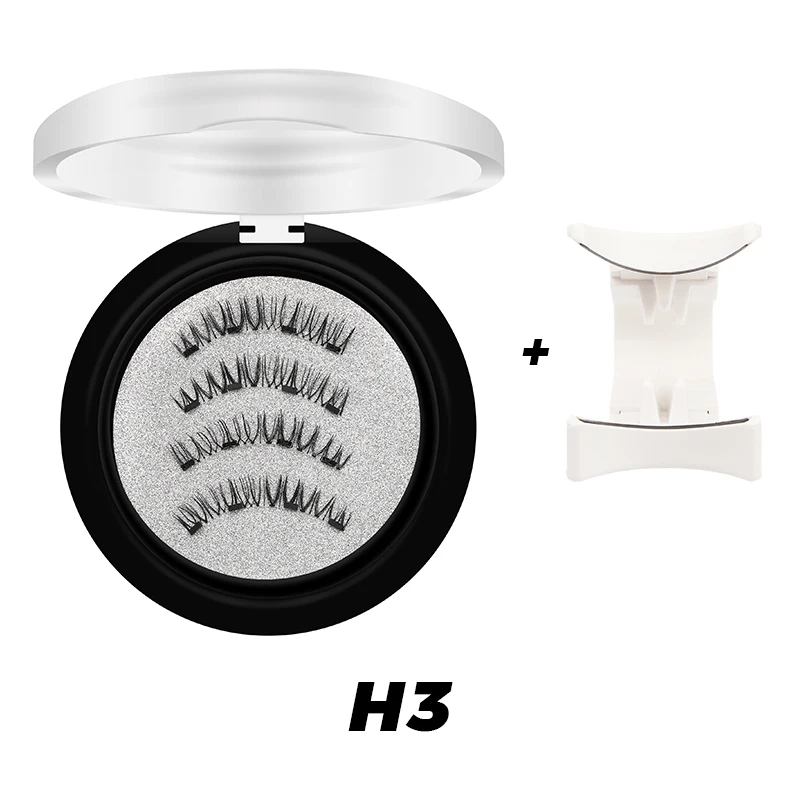 DINGSEN 1 Set Magnetische Wimpern 3D Natürliche Falsche Wimpern Wiederverwendbares Magnet-Clip-Set Wimpernverlängerung Make-up Pinzette Wimpernset – Detail 18
