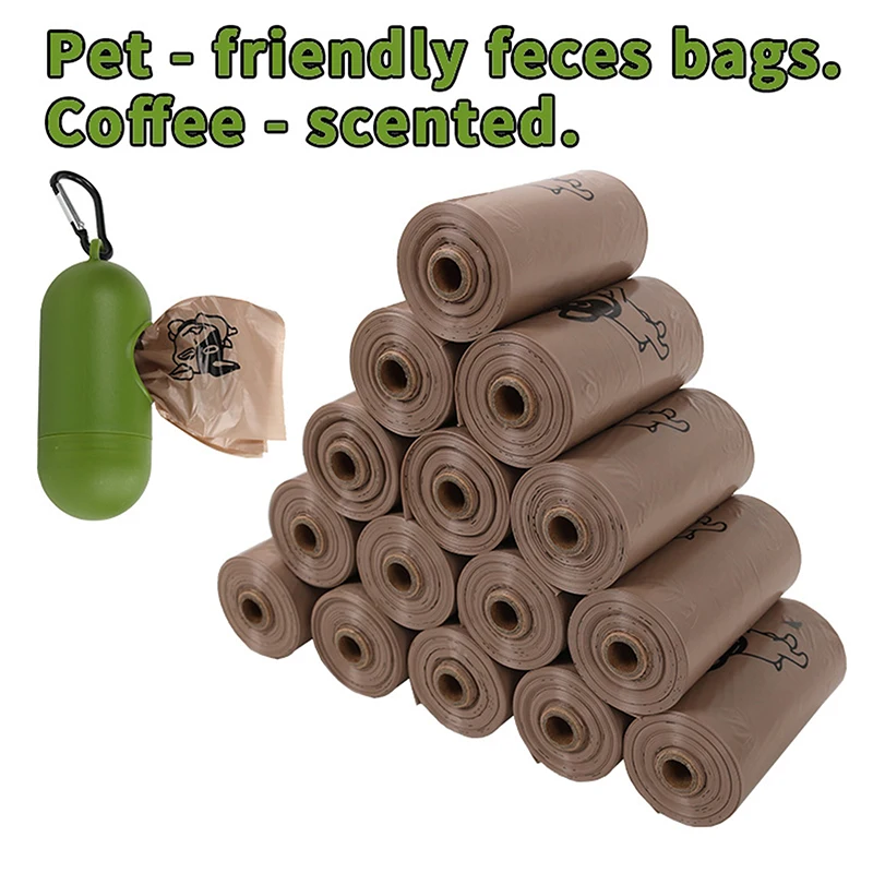 5/6/10Pcs Biodegradable Pet Garbage Bag Dog Poop Bags Outdoors Dog Poop Bag Dispenser Dog Cleaning Supplies Pet Supplies