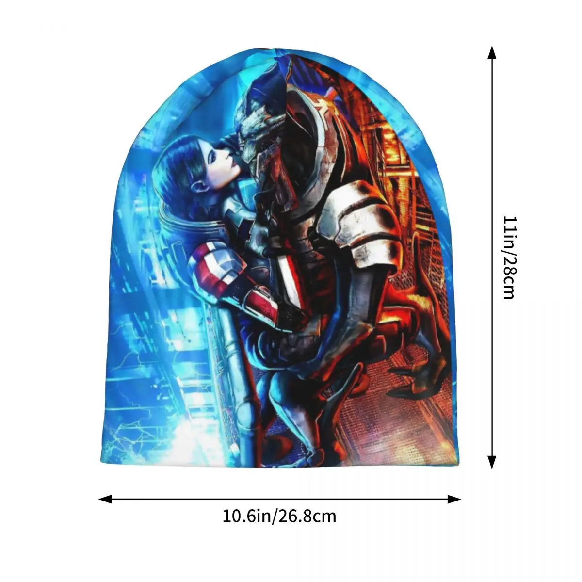 Effect Mass Game Bonnet Hat Autumn Winter Outdoor Skullies Beanies Hats for Men Women Spring Dual-use Caps