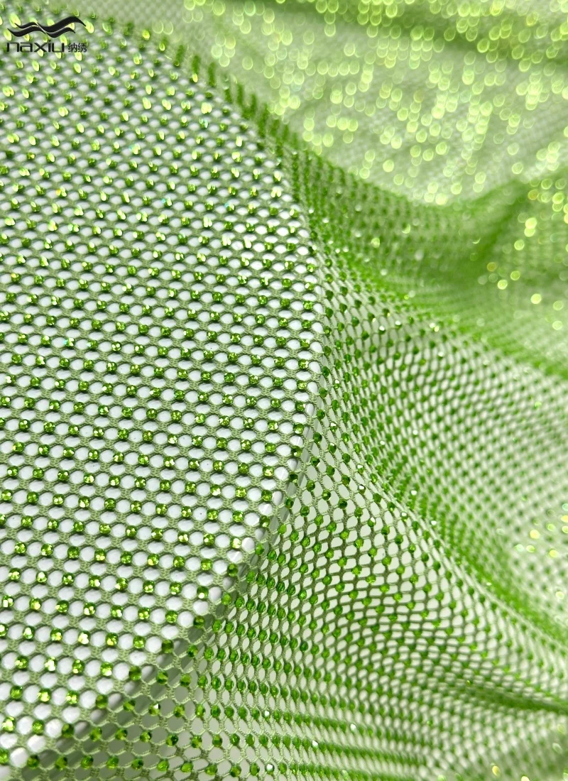 

Madison 2026 Luxurious Soft Lace Fabric with Stones Elegant High-Quality Tube Lace for Wedding&Evening Dress