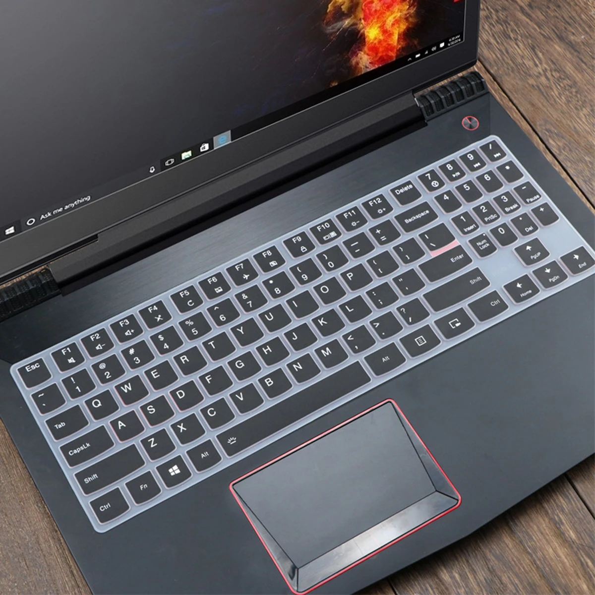 

3Pcs 156 Inches Durable Silicone Keyboard Cover Dustproof Protective Film For Laptop R720 Black