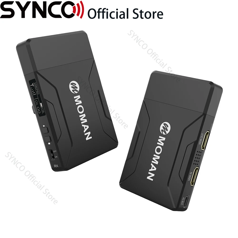 

Synco Moman Matrix 600 Wireless Video Transmitter 0.08S for Canon Nikon Sony Fujifilm Camera Transmission HDMI-Compatibled