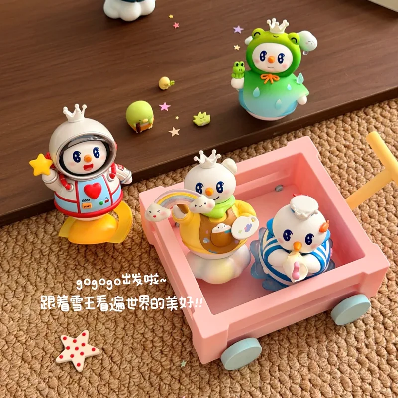 

Mixue Snow King Watch The World Series Blind Box Cute Collectible Figures Desk Decoration Items Exquisite And Interesting Toys