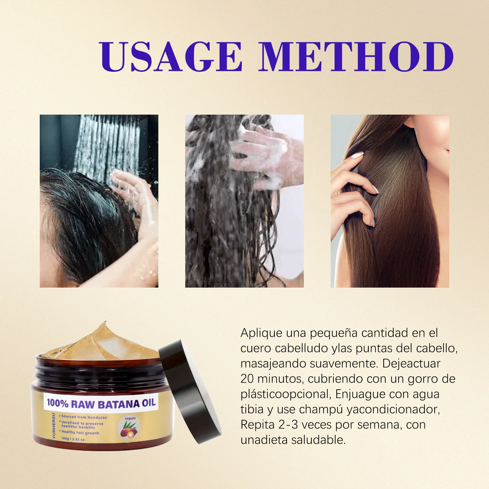Batana Oil Deep Conditioning Hair Mask Natural