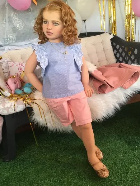 41 بوصة/4 كجم ضخمة تولد من جديد طفلة غابريلا غير مصبوغة مع جسم من القماش مع موصلات #1