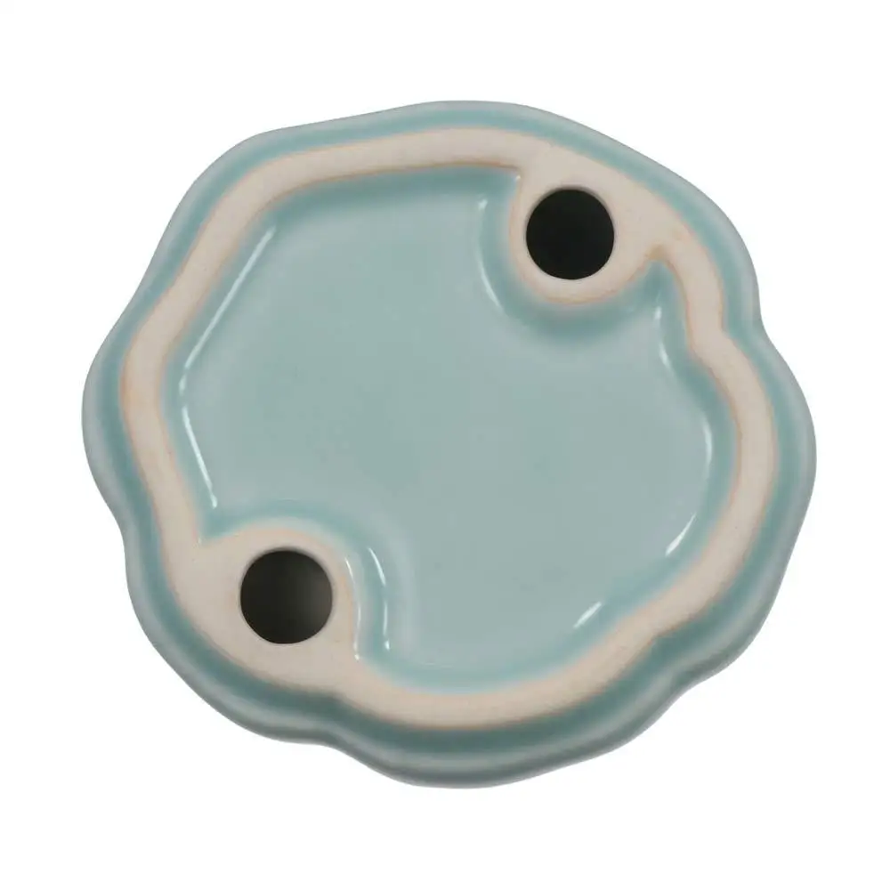 Multifunction Ceramic Mountain Shaped Inkstone Ink Brush Brush Ink Pen Rest Holder Glaze Paperweight Painting Tool Painting