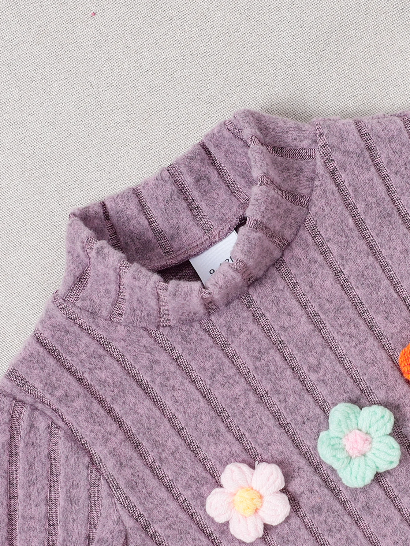 Baby Girl Flower Top & Pants Set 3