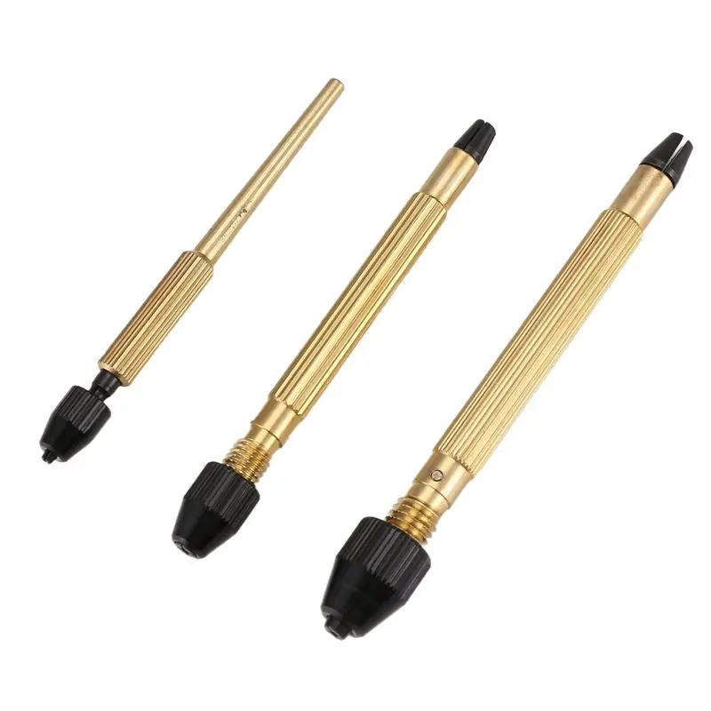 

A95D-3 шт., медные профессиональные часы, инструмент для ремонта ювелирных изделий, тиски, патрон, напильник, сверло, держатель провода