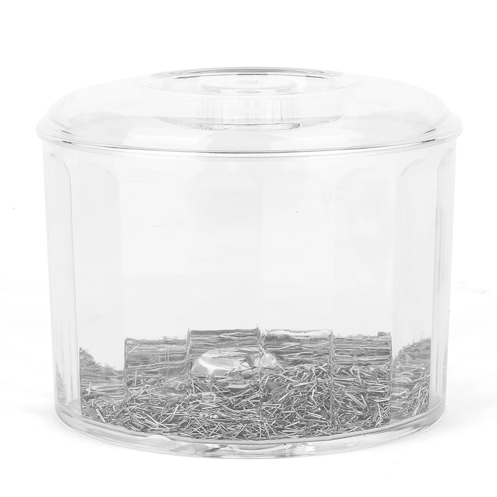 Kt185 JH185 Polishing Bucket Clear PC Magnetic Polishing Grinding Barrel Bucket Tumbler for Jewelry Magnetic Polishing Bucket