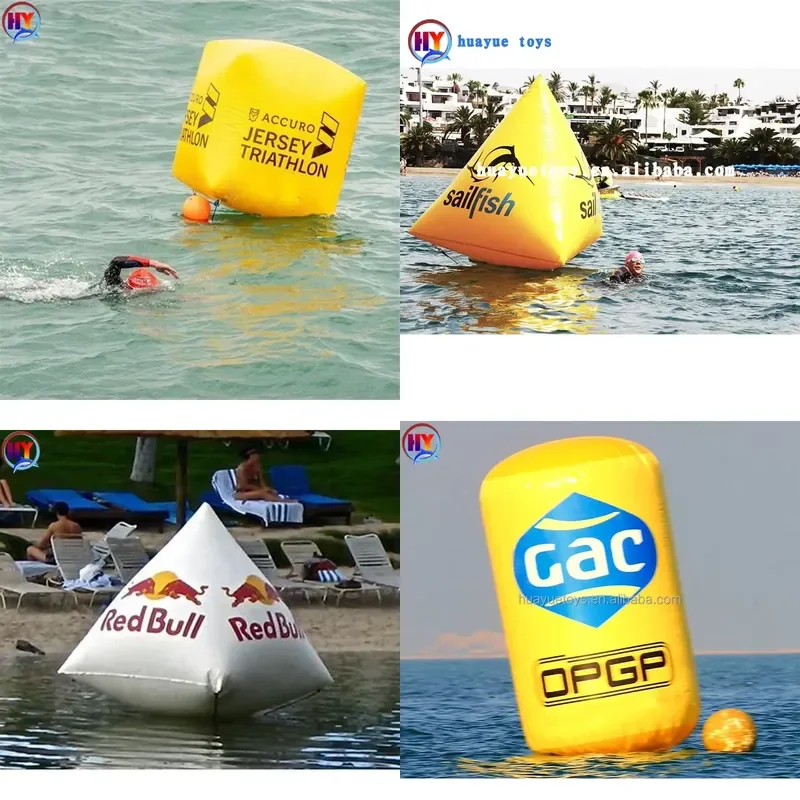 Factory Direct Sale Customized Logo Floating Inflatable Water Sports Buoy