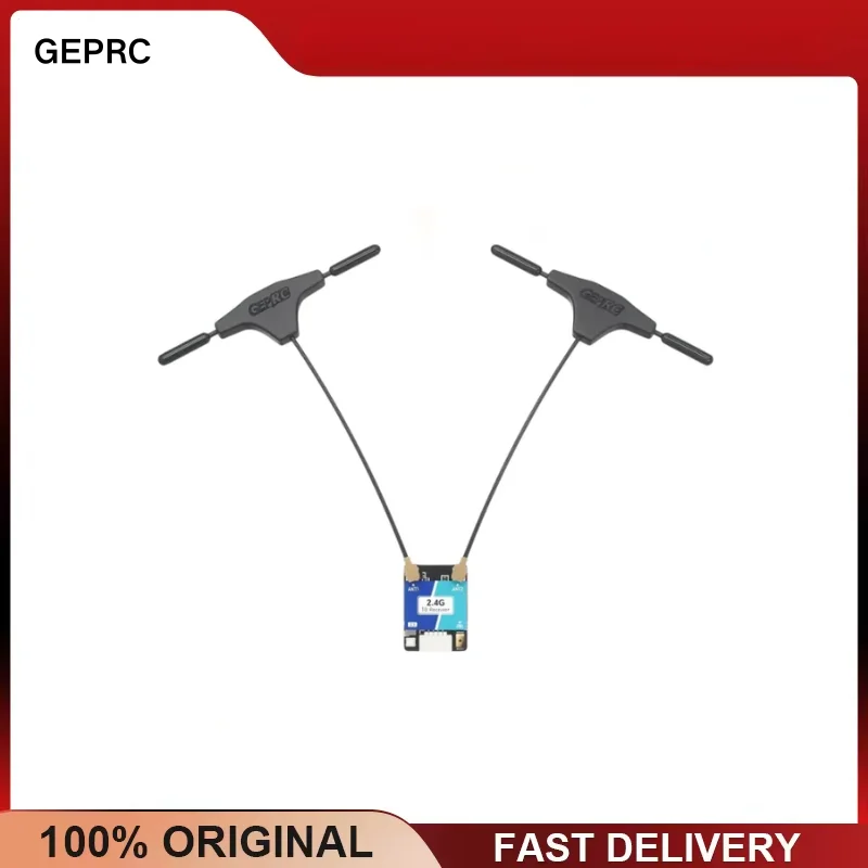 GEPRC ELRS Nano DUAL 2.4G True Diversity Receiver Built-in WiFi ESP32-C3 for FPV Long Range Quadcopter Drone