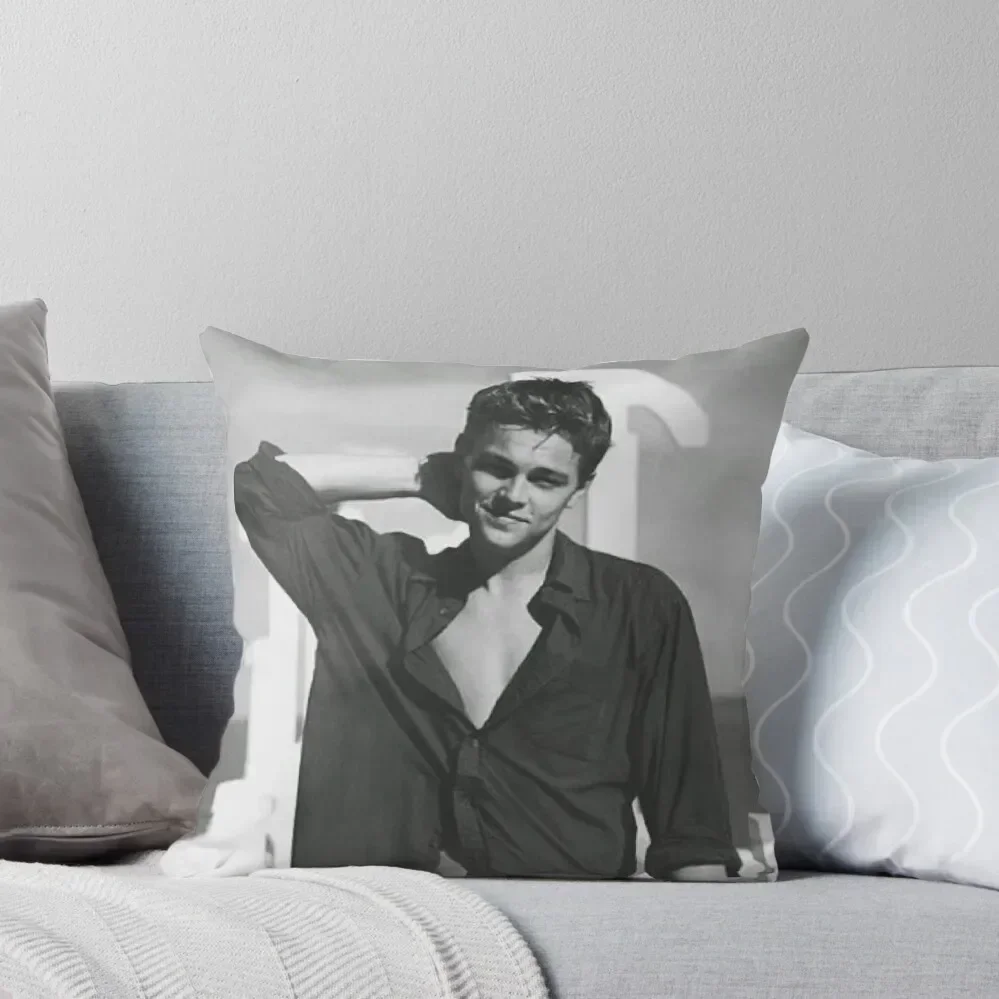 في سن المراهقة ليوناردو دي كابريو رمي وسادة عيد الميلاد يغطي وسائد عيد الميلاد يغطي غطاء وسادة مستطيلة