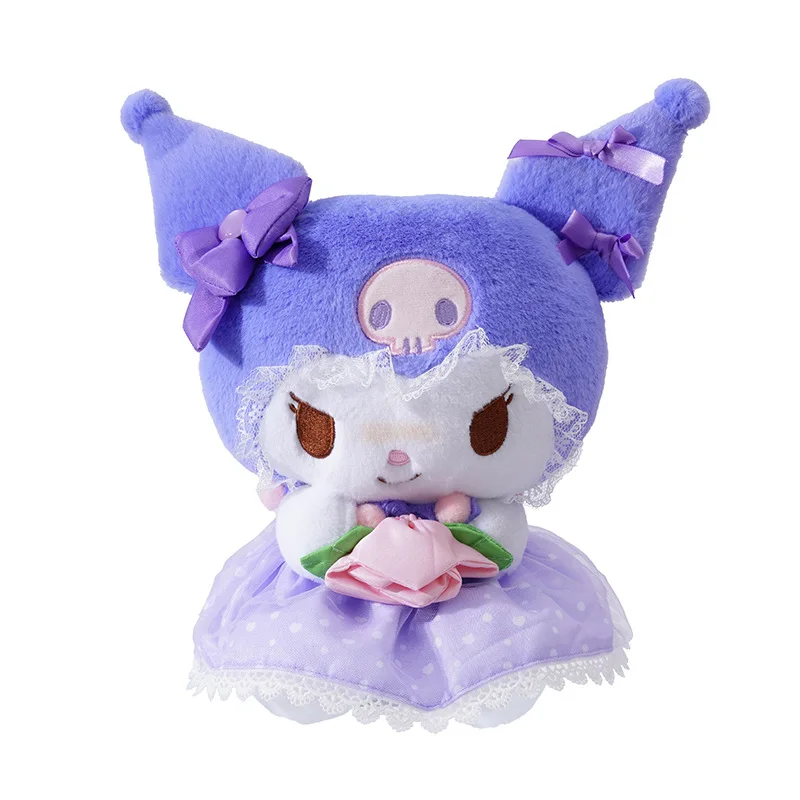 Kawaii sanrio brinquedo de pelúcia melodia kululu amor rosa série boneca de pelúcia crianças presente aniversário macio bonito animal plushie para crianças