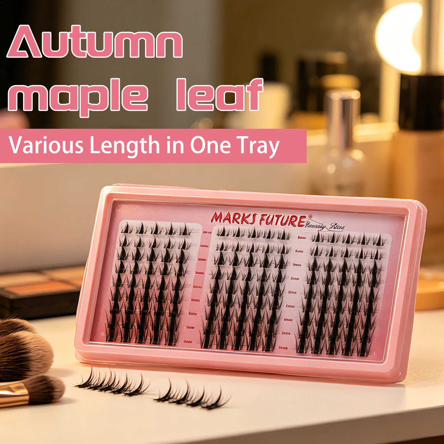 150本入りDIYナチュラル厚めクラスターフェイクまつげ、8 - Eyelash Extension For Big Eyes のレビューと価格