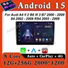 2din Auto Android Für Audi A4 II 2 B6 III 3 B7 2000-2009 S4 2002 - 2008 RS4 2005 - 2009 Drahtlose Android Auto Radio Carplay RDS 1