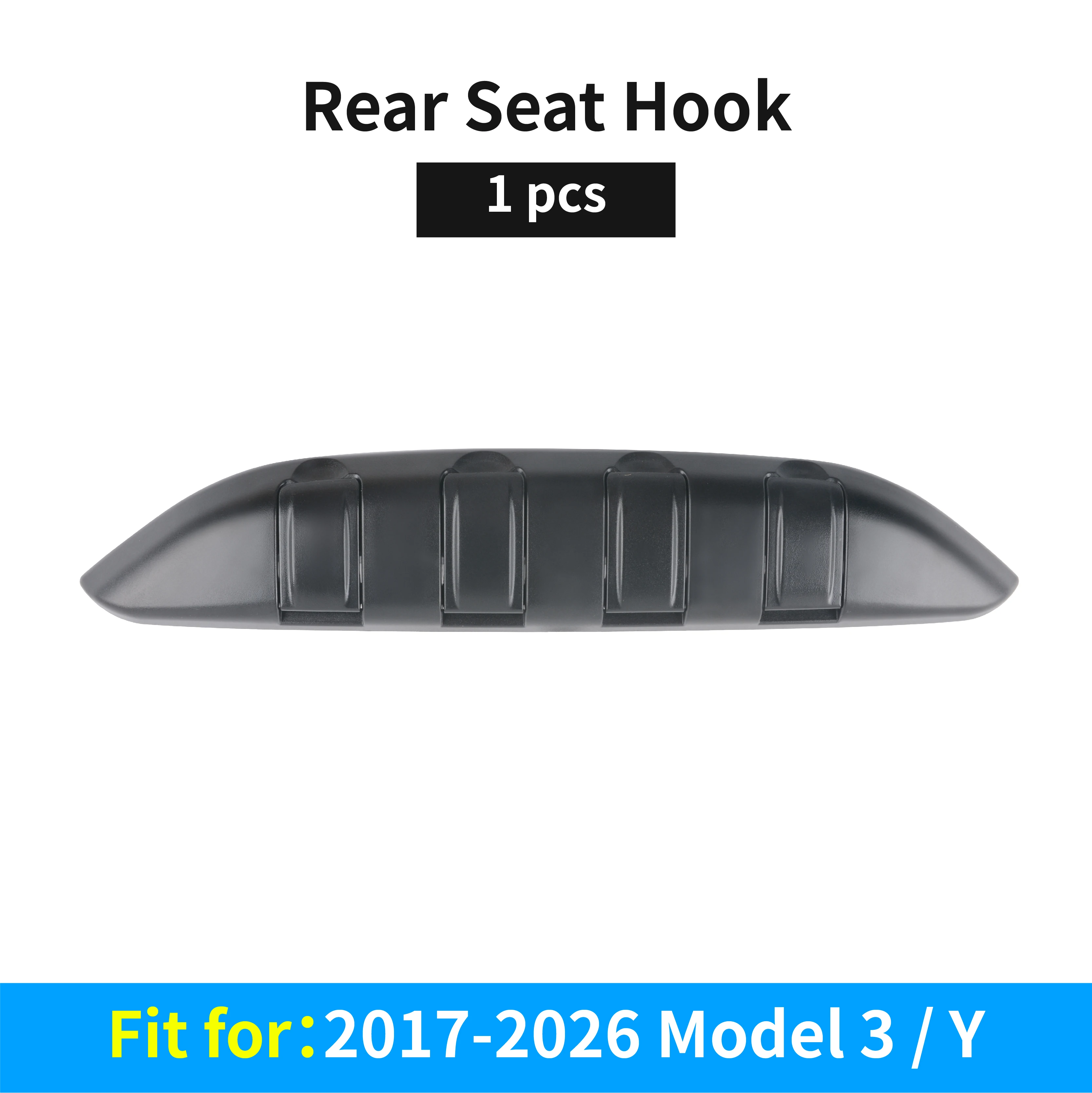 Tesla Model 3/Y Glove Box Car Hooks, ABS Storage Holder