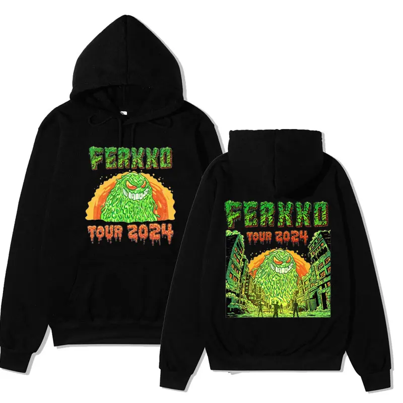 

Rapper Feid Ferxxo Ferxxocalipsis Tour 2024 Hoodie Men's Women's Hip Hop Fashion Sweatshirt Autumn Winter High Quality Hoodies