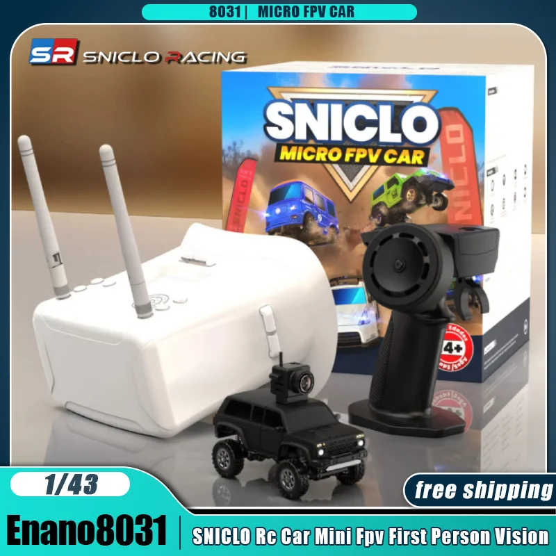 1/43 SNICLO Enano8031 Rc Cars Simulation Climbing Car Fpv First Person Vision Desktop Remote Control Car Mini Gift Boys Toys - image 1 of 6