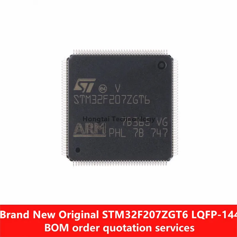 New Original STM32F207ZGT6 LQFP-144 ARM Cortex-M3 32-bit Microcontroller MCU