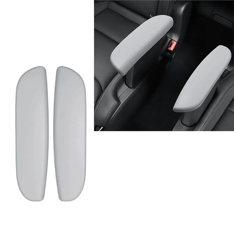 Leading-Edge-Armrest Cover For Tesla Model YL 2025-2026 Second Row Rear Passenger Seat Silicone Cap
