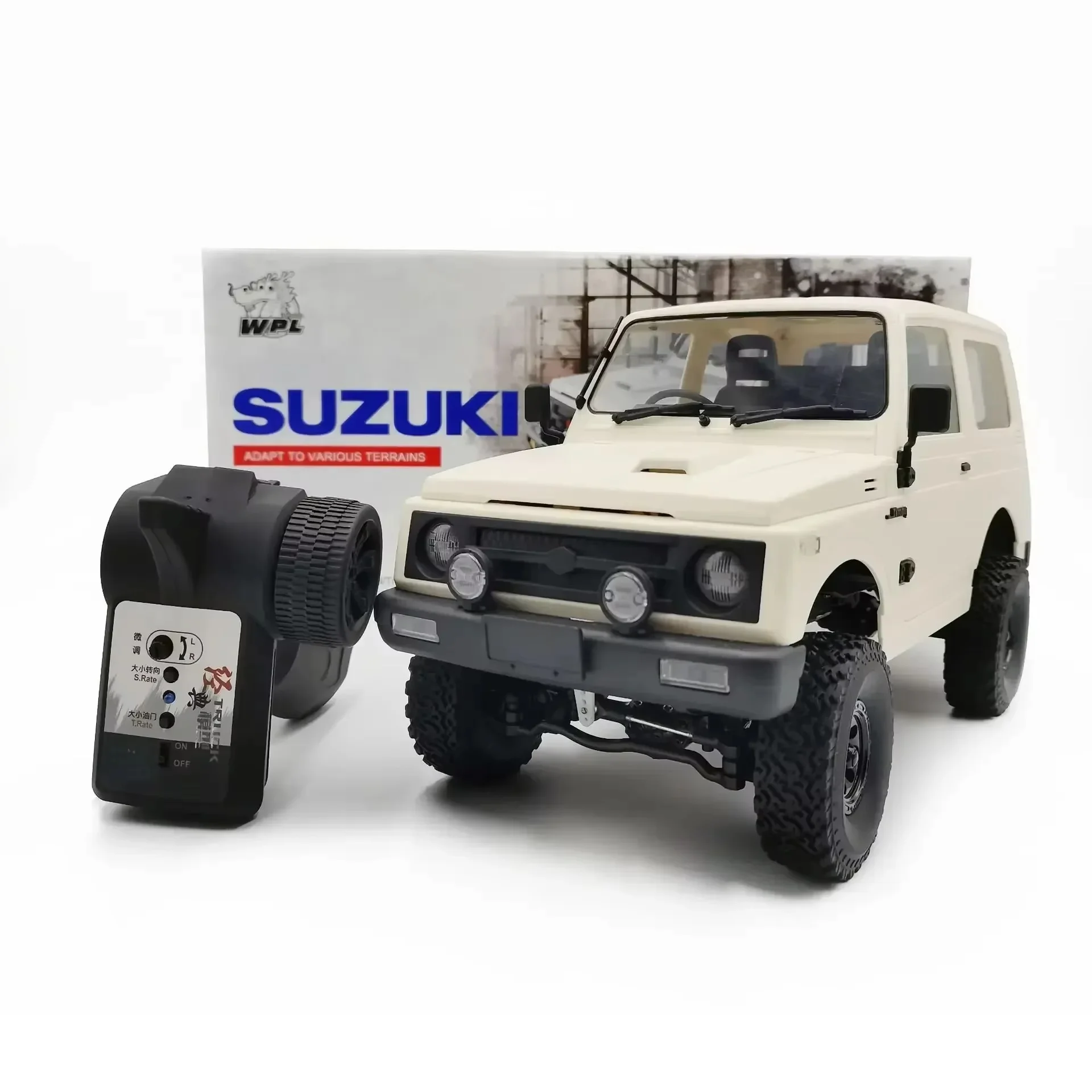 Rc Jimny Wpl 1/10 C74 2.4g Full Size Climbing Ramp Remote Control Car Model Toy For Children's Birthday Gift Remote Control Toys