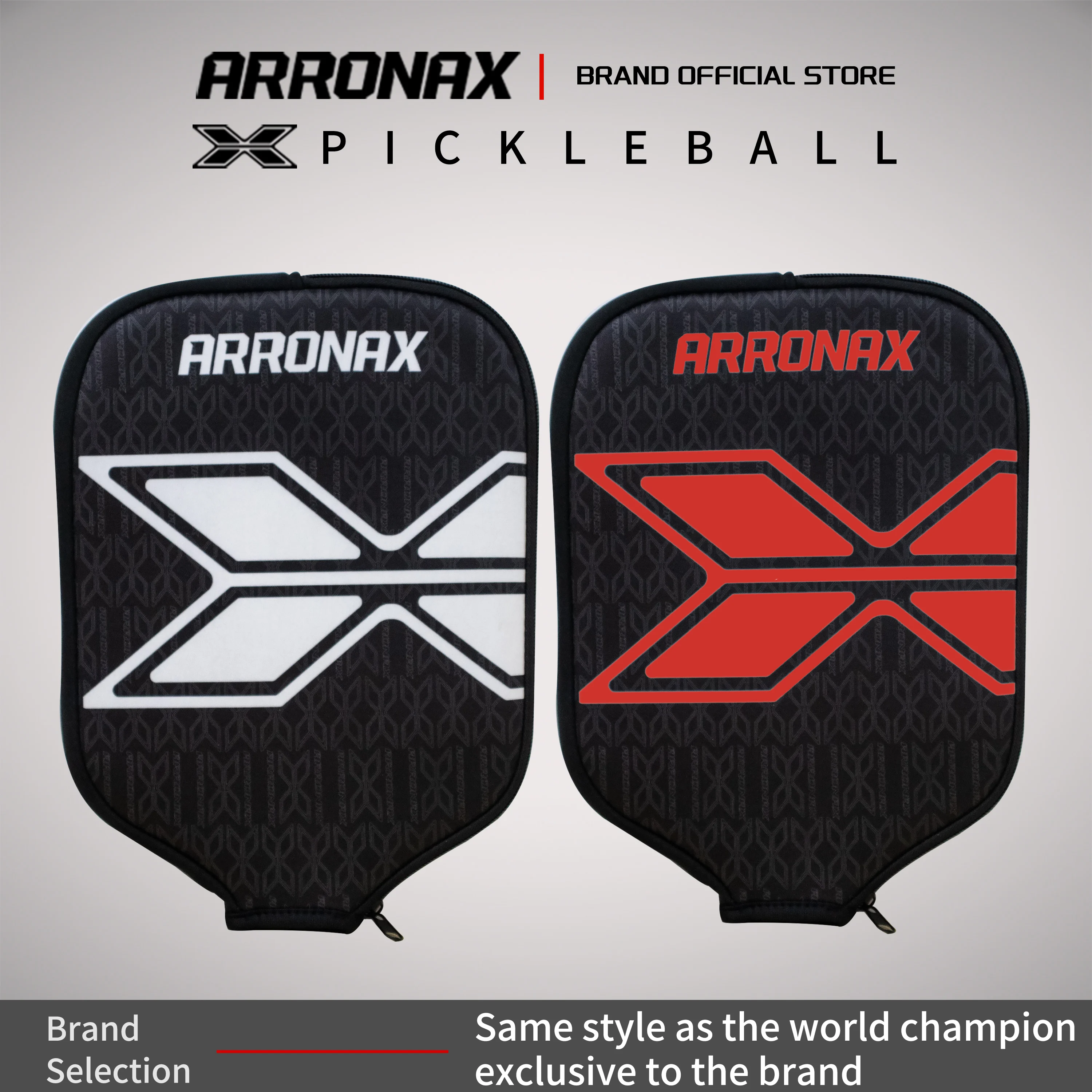

Arronax Neoprene Waterproof Pickleball Paddle Covers Zipper Holder Case Protector Racket Sleeve Case for Ball Sports Men Women