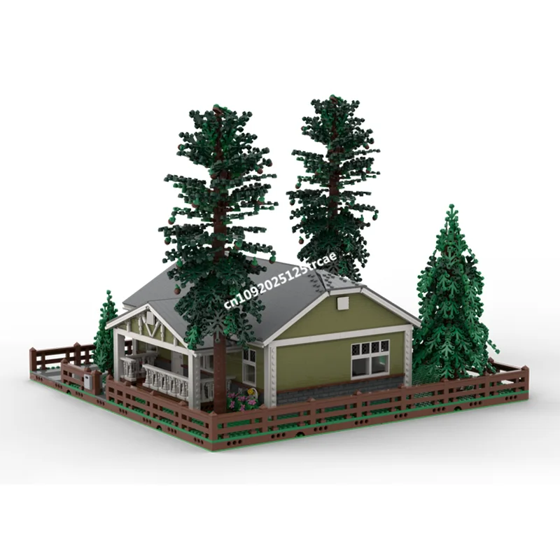 新しい3576ピース シティ ホットストリートビュー MOC モジュール式寝室 ランチバングロー シェルモデル 組み立てブロック DIY クリエイティブアイデア 子供のおもちゃ ギフト