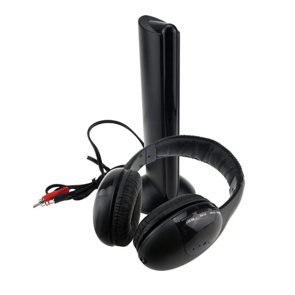 

3Pcs Wireless Headset -2001 Multifunction Stereo Headphones Black Pc Mp3 Audio Fm Radio Wireless Connection Gold-Plated
