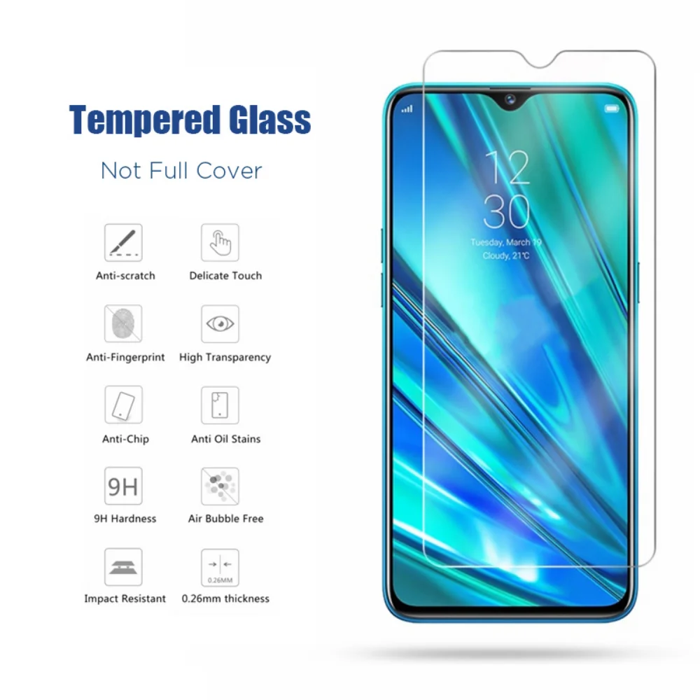 Screen Glass For Realme X7 Pro X7 X7 X3 X2 Pro X2 XT X Lite X Protective Glass For Realme 7i 7 Pro 7 6S 6i Global 6 Pro 6