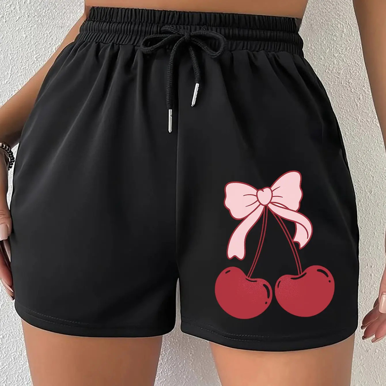 

Ladies' Casual Sports Retro Niche Design Shorts, Summer Casual Versatile American Trend Outerwear Pants, Summer Beach Pants