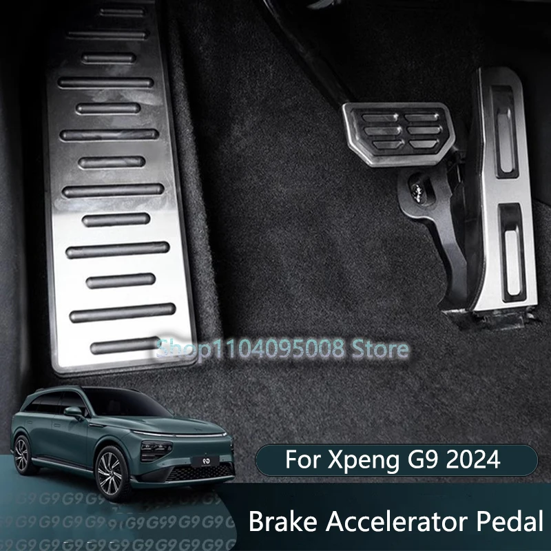 

For XPeng G9 Xiao Peng G9 2024 Brake Accelerator Pedal Rest Pedal Non-slip Interior Retrofitting Artifact Car Accessories