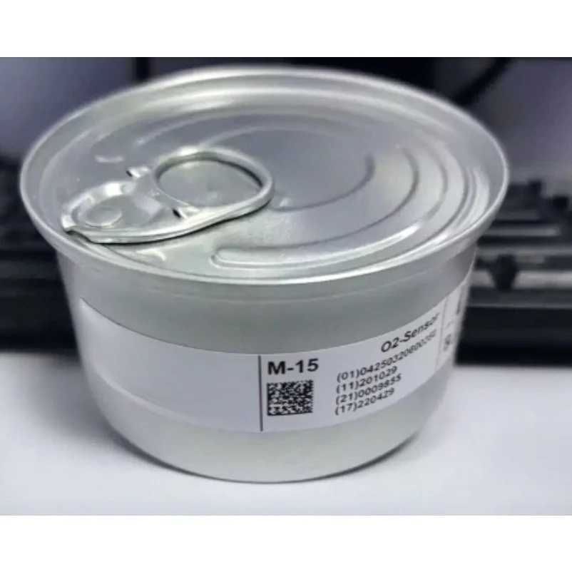M-15 O2 Oxygen Sensor Oxygen Cell, 0-100%Vol O2, 3.5mm Jack Connector for Ventilator Anesthesia Equipment