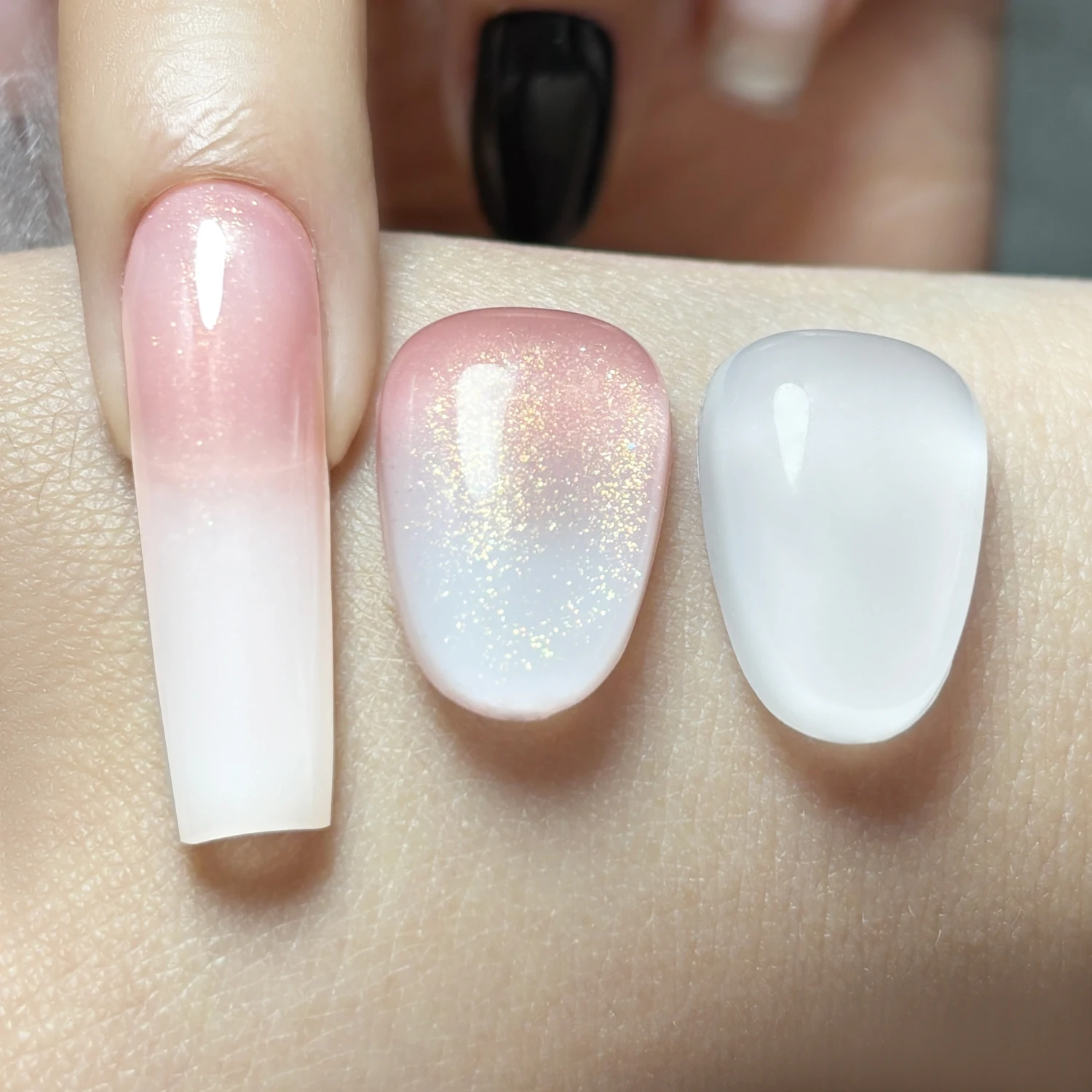 KODI JYJ 밀키 화이트 노 와이프 탑 젤 네일 폴리쉬 2 in 1 하이 글로스 젤리 컬러 탑 코트 세미 퍼머넌트 노 스티키 uv 탑 젤라크