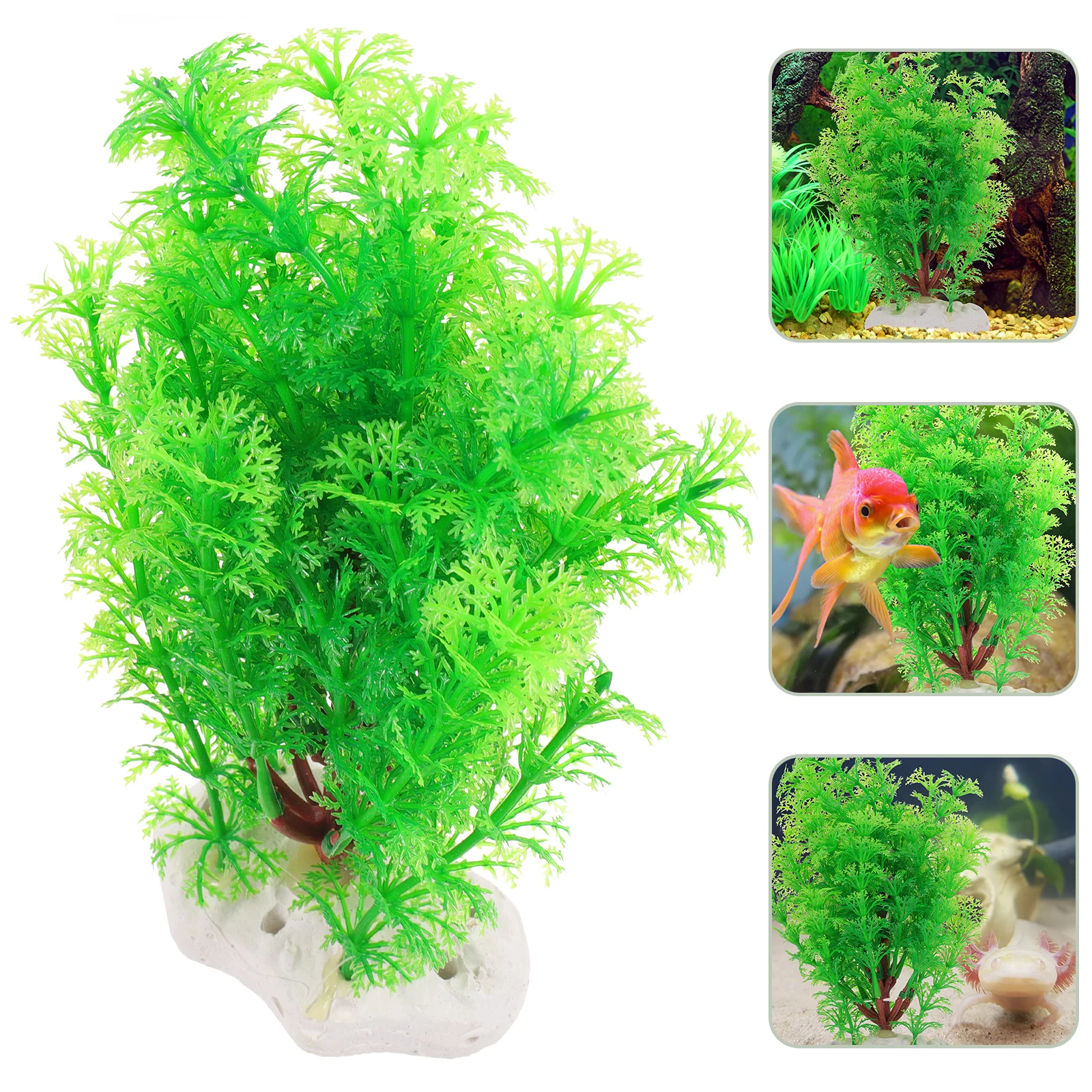 

Aquarium Plants Simulated Coconut Tree Decorations Realistic Decorate Office Small