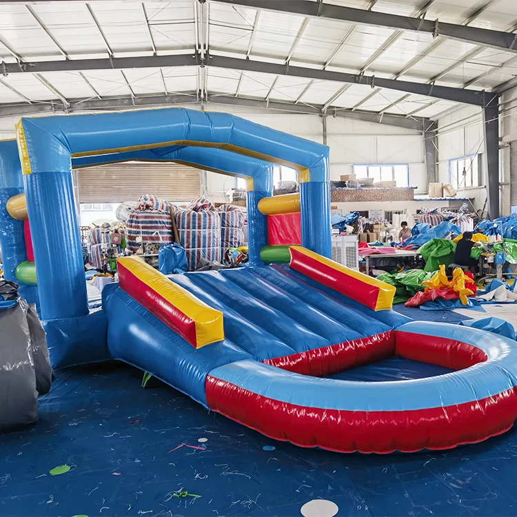 

High Quality PVC Inflatable Castle for Kids and Adults Durable Indoor/Outdoor Bounce House with Slide and Pool Jumping Feature