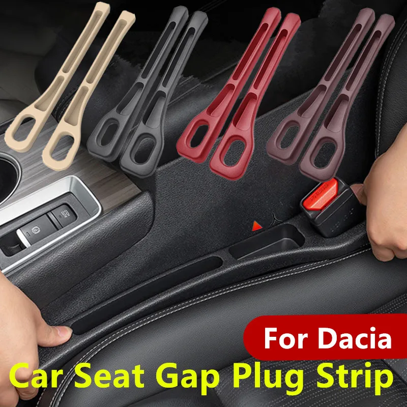 PU Car Seat Gap Leak Proof Sealing Strip, Seam Storage Box, For Dacia Duster Logan MCV Sandero Stepway Dokker Lodgy Accessories