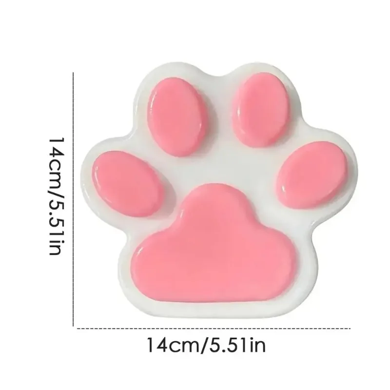 1PC Cat Paw Squeeze Toy Soft Sticky Silicone Stress Relief Decompression Pinching Toy for Adults Kids Stress Relief Toys