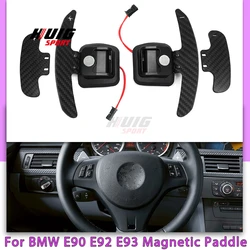 Carbon Magnetic Shift Paddle Replacement For BMW E90 E92 E93 M3 Steering Wheel Paddle Shifter Cover Trim For BMW X5M X6M E7