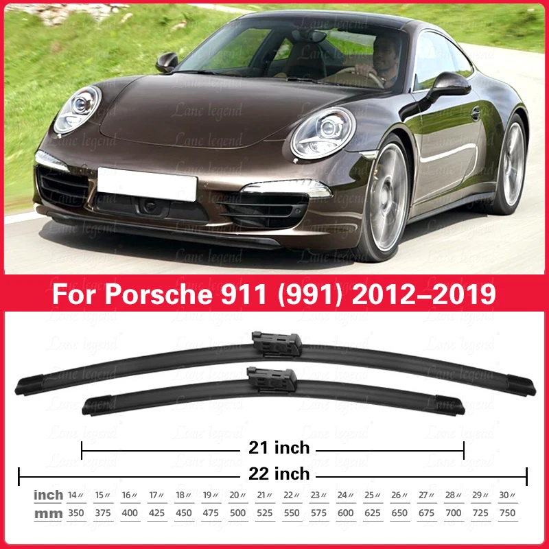 

for Porsche 911 991 2012~2019 2013 2014 2015 2016 2017 2018 Car Wiper Blades Front Windscreen Windshield Wipers Car Accessories
