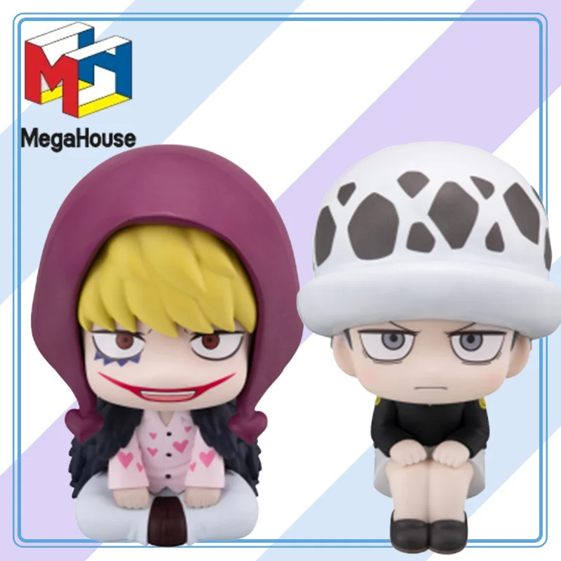 

【100% оригинал】MegaHouse One Piece Trafalgar Law Donquixote Rosinante Look Up Youshouki Ver. Гаражный комплект, подарки, игрушки, модель