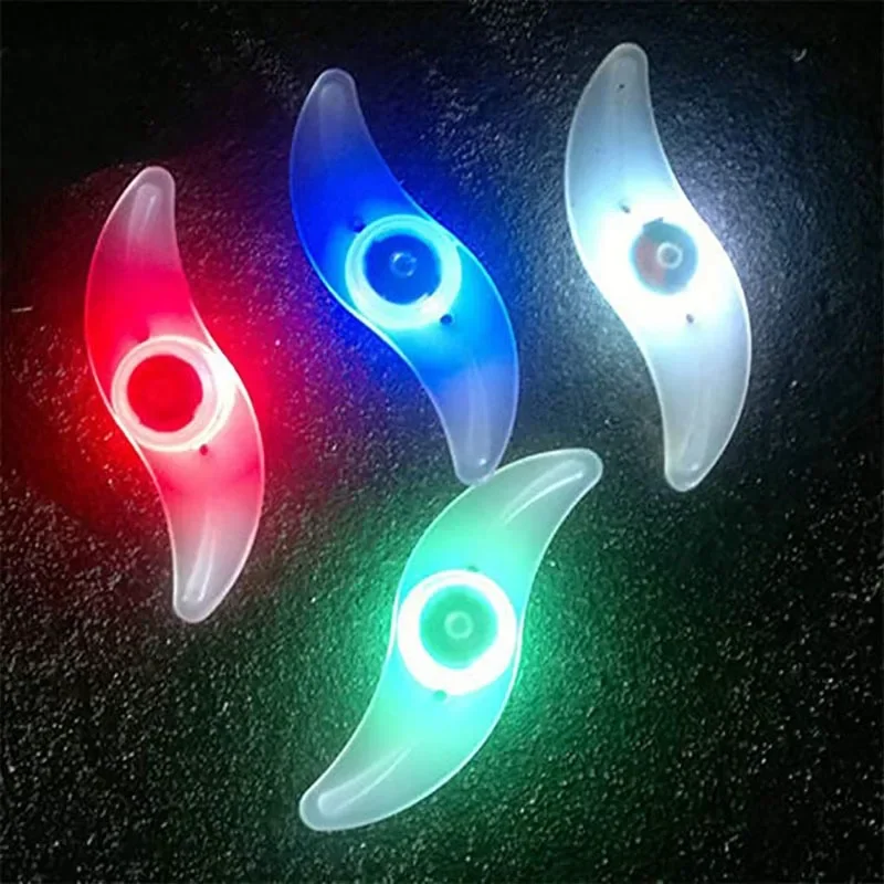 Luce del raggio della ruota della bicicletta Mini LED Neon Bike Spoke Light 3 modalità di illuminazione spia di sicurezza luce da ciclismo accessori per biciclette